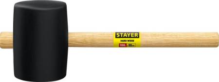 Чёрная резиновая киянка STAYER 1100 г 20505-100. Артикул 20505-100
