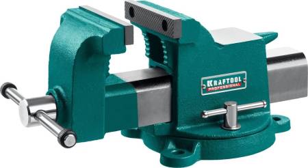 Стальные слесарные тиски KRAFTOOL STEEL 100 мм 32701-100. Артикул 32701-100