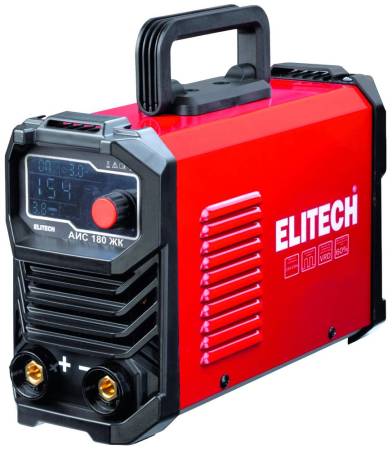 Аппарат сварочный инверторный АИС 180 ЖК ELITECH 204744. Артикул 204744