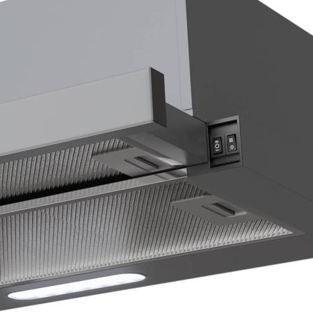 Вытяжка кухонная встраиваемая LEX Hubble G 600 GREY CHAT000130. Артикул CHAT000130