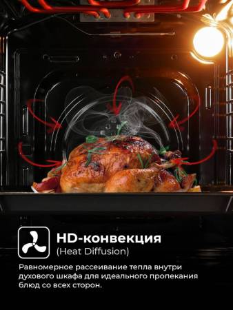 Духовой шкаф встраиваемый LEX EDP 4571 BL CHAO000304. Артикул CHAO000304