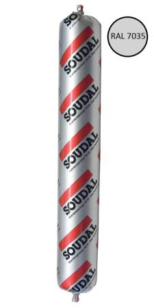 Герметик полиуретановый SOUDAL SOUDAFLEX 40 FC серый RAL 7035 600 мл 102485. Артикул 102485
