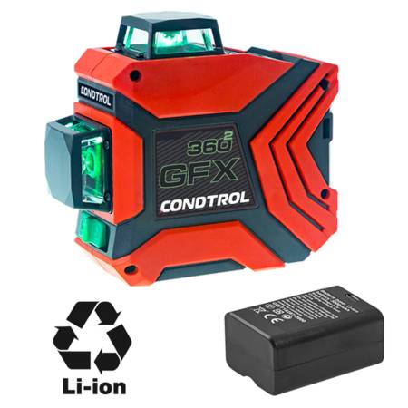 Лазерный нивелир CONDTROL GFX360-2 1-2-229. Артикул 1-2-229