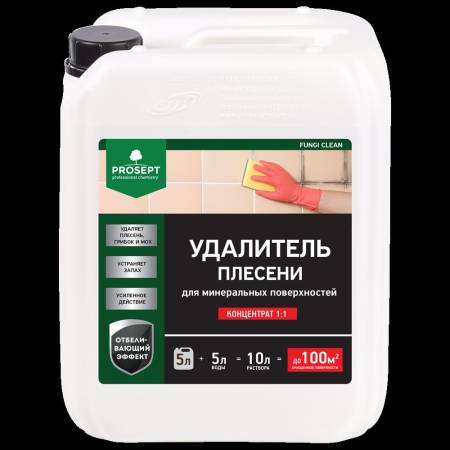 Удалитель плесени PROSEPT FUNGI CLEAN 5л. 019-5. Артикул 019-5