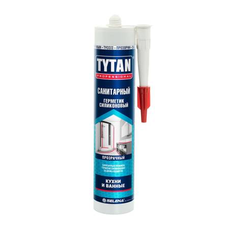 Герметик силиконовый Tytan санитарный бесцветный (0,28 л). Артикул тов-213043