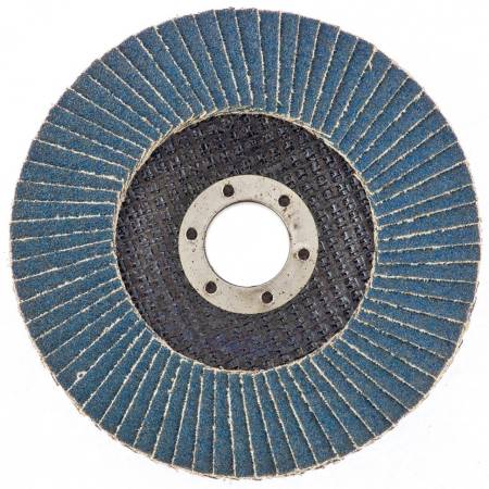 Круг лепестковый торцевой КЛТ-1, ZK10X W, 40Н(Р 40), 125 х 22,2 мм, "БАЗ" 74020. Артикул 74020