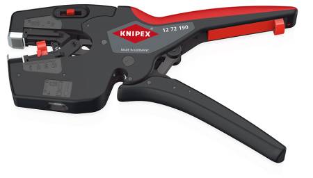Стриппер автоматический NexStrip 3-в-1, 0.03-10 мм AWG 32-8, рез до 10 мм, KNIPEX KN-1272190. Артикул KN-1272190