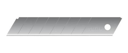 Лезвия STAYER MASTER 18 мм сегментированные 10 шт 8 сегментов 09150-S10. Артикул 09150-S10