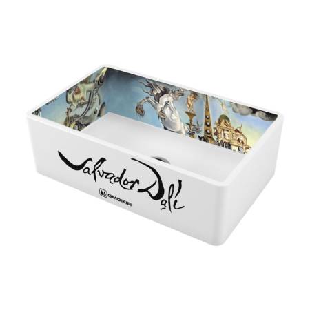 Кухонная мойка Omoikiri Mikura 76-Dali Natceramic/белый 4993023. Артикул 4993023
