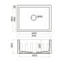 Кухонная мойка Omoikiri Mikura 61-WH Natceramic/белый 4997068. Артикул 4997068
