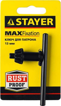 Ключ STAYER для патрона дрели 13мм 29057-13. Артикул 29057-13