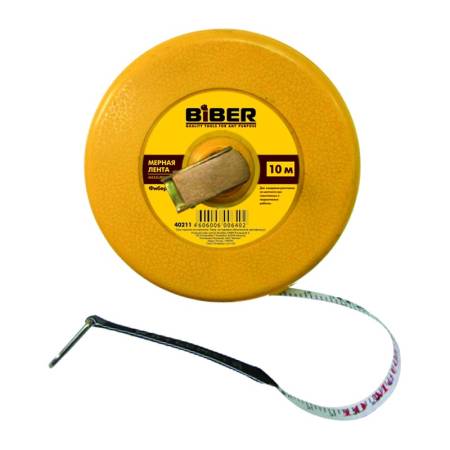 Мерная лента Biber 40213 фиберглассовая 30 м. Артикул тов-049313