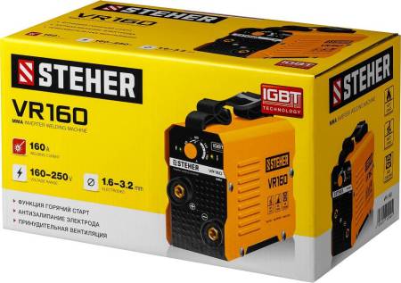 Сварочный аппарат инверторный 160 А STEHER VR-160. Артикул VR-160