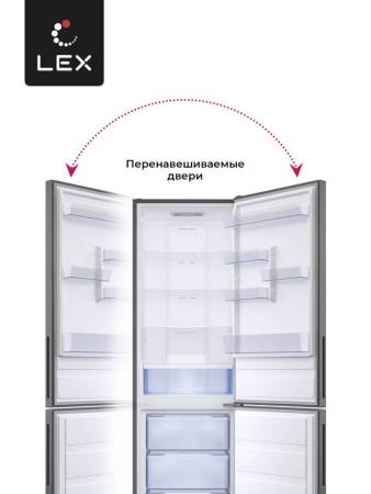 Холодильник отдельностоящий LEX LKB188.2IXD RUPR000002. Артикул RUPR000002