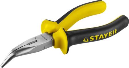 Тонкогубцы изогнутые STAYER "PROFESSIONAL" HERCULES 160мм 2203-4-16_z01. Артикул 2203-4-16_z01