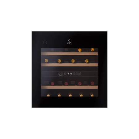 Винный шкаф встраиваемый LEX LWD6036BL dual zone PP CHAT500008. Артикул CHAT500008