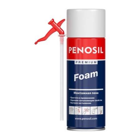 Пена монтажная Penosil Premium Foam бытовая (300 мл). Артикул тов-217373