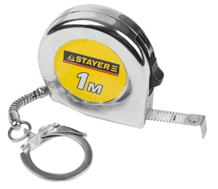 Рулетка-брелок STAYER MINI 1м /  6мм 34140-1_z01. Артикул 34140-1_z01