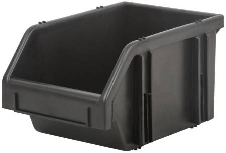 Лоток для крепежа пластиковый черный 125х150х230 мм FIT 65694. Артикул 65694