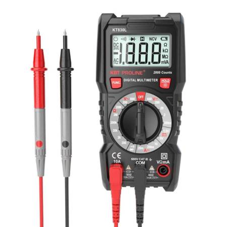 Мультиметр цифровой КВТ KT 830L серия PROLINE арт. 79127. Артикул 79127