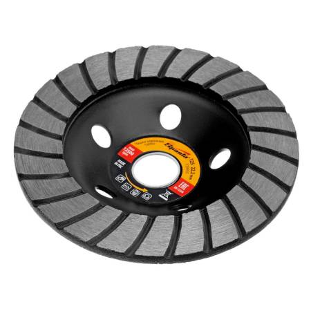 Чашка алмазная зачистная, 125 мм, Turbo Sparta 729955. Артикул 729955