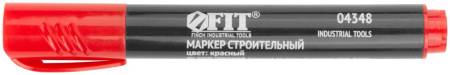 Маркер строительный перманентный, красный 04348. Артикул 04348