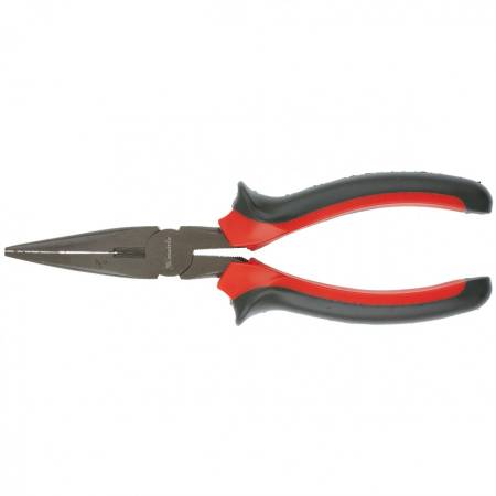 Длинногубцы прямые Black Nickel, 180 мм, двухкомпонентные рукоятки Matrix 17160. Артикул 17160