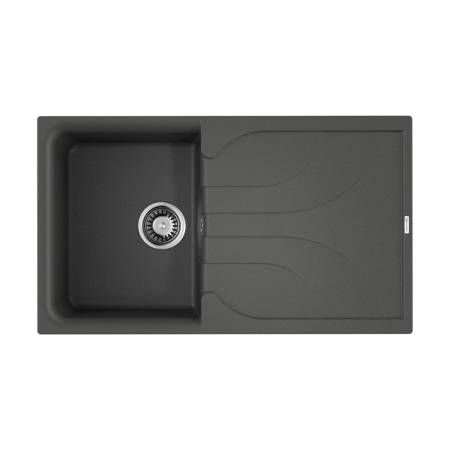 Кухонная мойка Omoikiri Yasugata 86-PL Tetogranit/платина 4993875. Артикул 4993875