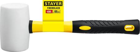Белая резиновая киянка STAYER PROFI 450 г 20533-450. Артикул 20533-450