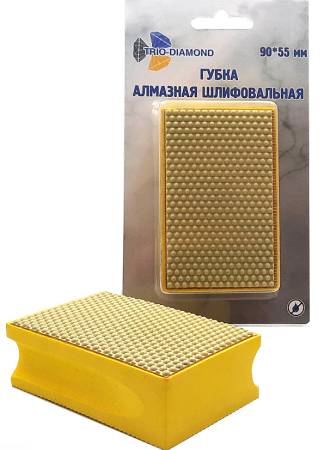 Губка алмазная TRIO-DIAMOND (Трио-Диамонд) шлифовальная 90*55 мм, № 800, 142800. Артикул 142800