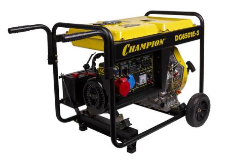 Дизельный генератор CHAMPION DG6501E-3. Артикул DG6501E-3