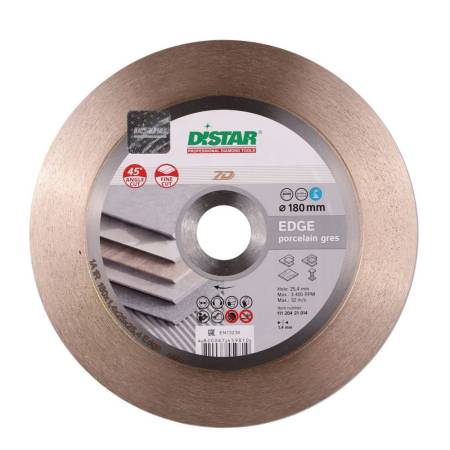 Круг алмазный отрезной 1A1R 180x1,4x25x25,4 Edge DiStar 11120421014. Артикул 11120421014