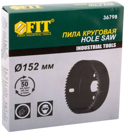 Пила круговая инструментальная сталь 152 мм FIT 36798. Артикул 36798