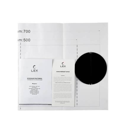Вытяжка кухонная встраиваемая LEX Ghost G 600 Black TRFE000011. Артикул TRFE000011