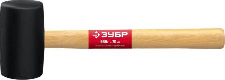 Киянка чёрная резиновая  ЗУБР 680 г 2050-75_z02. Артикул 2050-75_z02