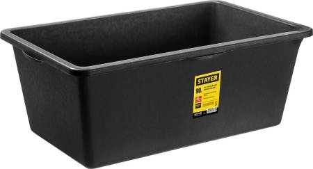 Таз STAYER 90 л строительный прямоугольный 06099-90_z01. Артикул 06099-90_z01