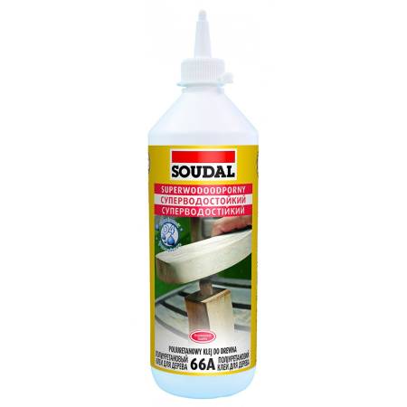 Клей для дерева SOUDAL суперводостойкий полиуретановый 66а (d4), 750 мл 104738. Артикул 104738