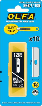 Лезвие OLFA специальное для "OL-SK-7" 12 мм 10шт OL-SKB-7/10B. Артикул OL-SKB-7/10B