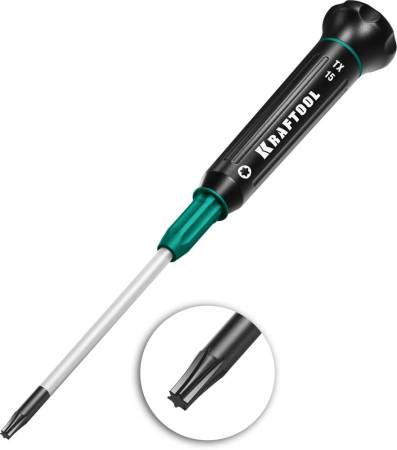 Отвертка Precision для точных работ TX15 KRAFTOOL 25684-15. Артикул 25684-15