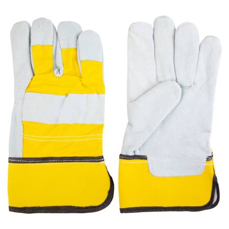 Комбинированные перчатки из кожи и хлопка JETA SAFETY JSL101. Артикул JSL101