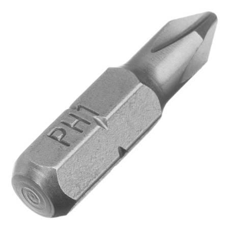 Набор бит PH1 x 25, сталь CrMo, 5 шт. Сибртех 11237. Артикул 11237