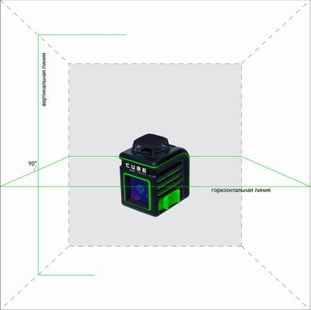 Лазерный уровень ADA CUBE 360 GREEN PROFESSIONAL EDITION А00535. Артикул А00535