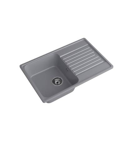 Мойка кухонная кварцевая LEX Geneva 740 Deep Grey RULE000166. Артикул RULE000166