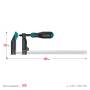Струбцина тип F 300/80 мм, KRAFTOOL XF-300/80 32011-080-300_z01. Артикул 32011-080-300_z01