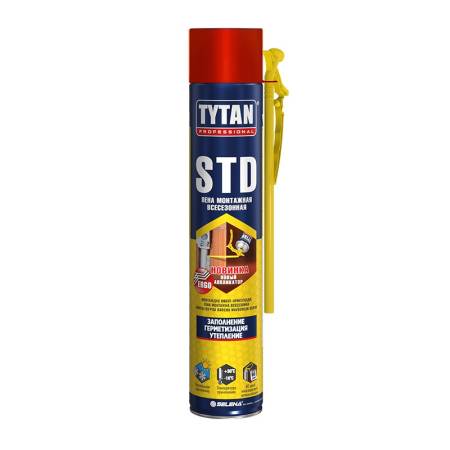 Пена монтажная Tytan STD Ergo всесезонная (750 мл). Артикул тов-213553