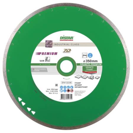 Круг алмазный отрезной 1A1R 350x2,4x10x32 Granite Premium DiStar 11327061024. Артикул 11327061024
