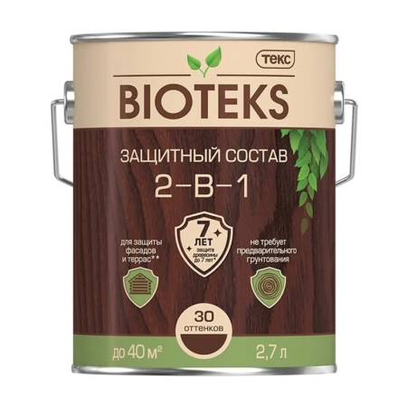 Антисептик Текс Bioteks состав 2в1 сосна (2,7 л). Артикул тов-161527