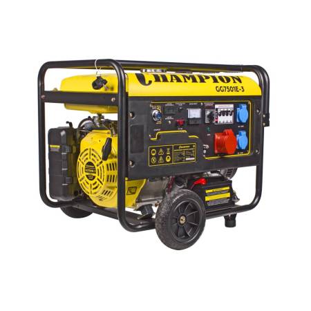 Бензиновый генератор CHAMPION GG7501E-3. Артикул GG7501E-3