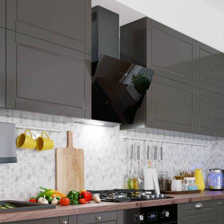 Вытяжка кухонная наклонная LEX RIO GS 600 Black CHTI000371. Артикул CHTI000371