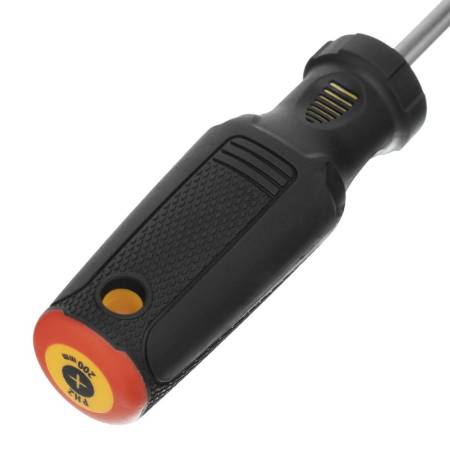 Отвертка PH2х200 мм, CrV, трехкомпонентная рукоятка, Denzel 12182. Артикул 12182